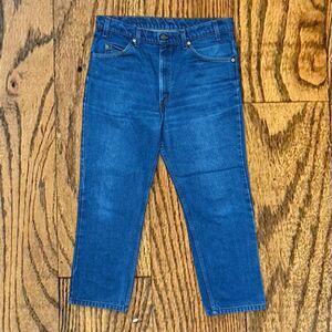 Vintage 80’s Orange Tab Levi’s Denim Blue Jeans